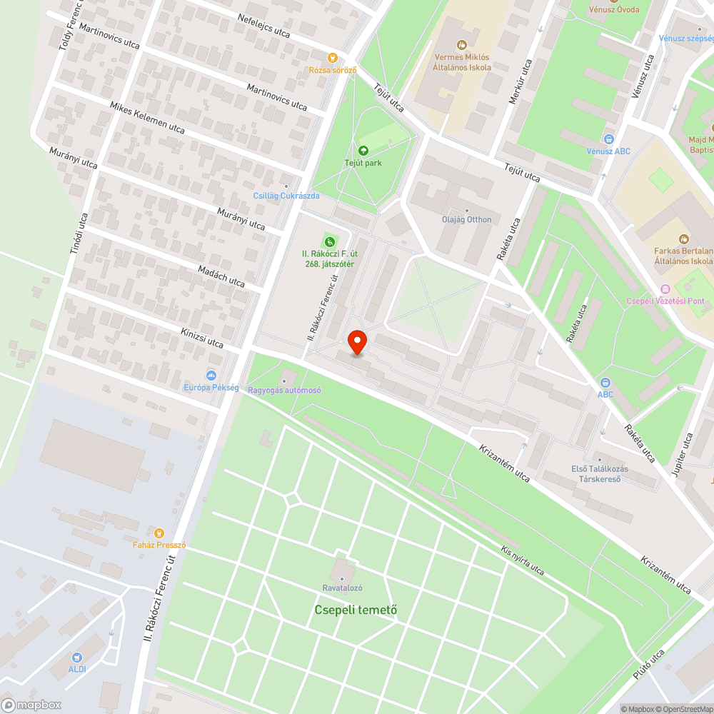 Parkoló nem megközelíthető bejelentés helye