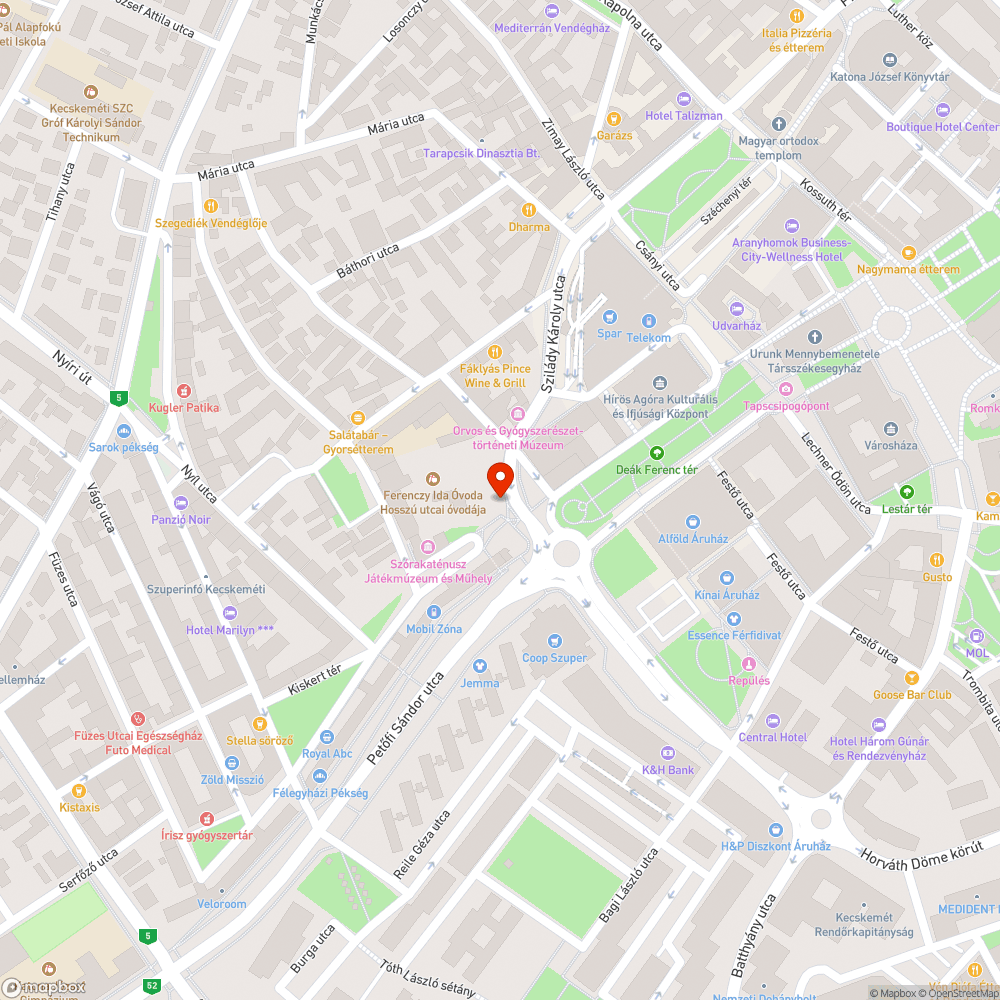 Hiányzó üveg bejelentés helye