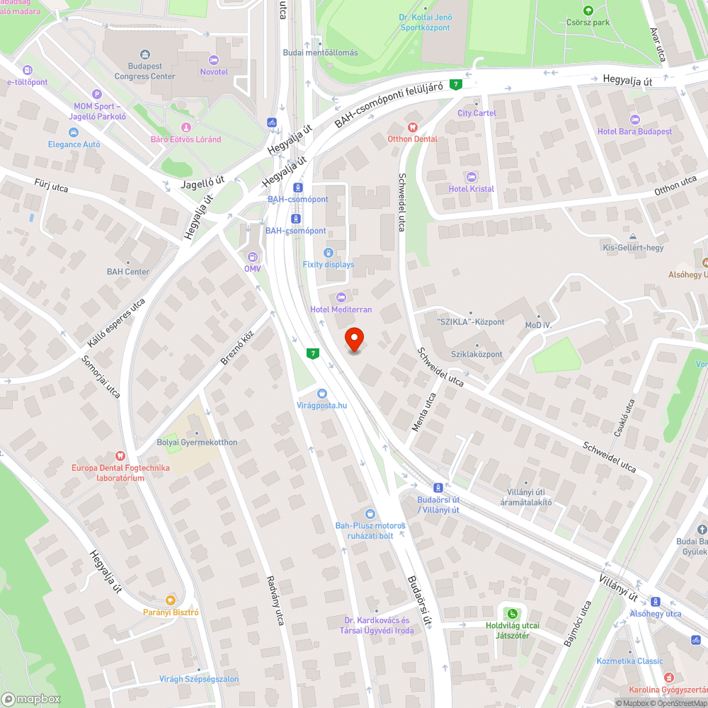 Megsüllyedt fedlap bejelentés helye