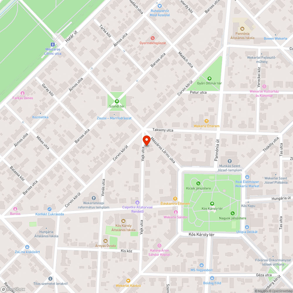 Elhagyott auto Wekerle bejelentés helye