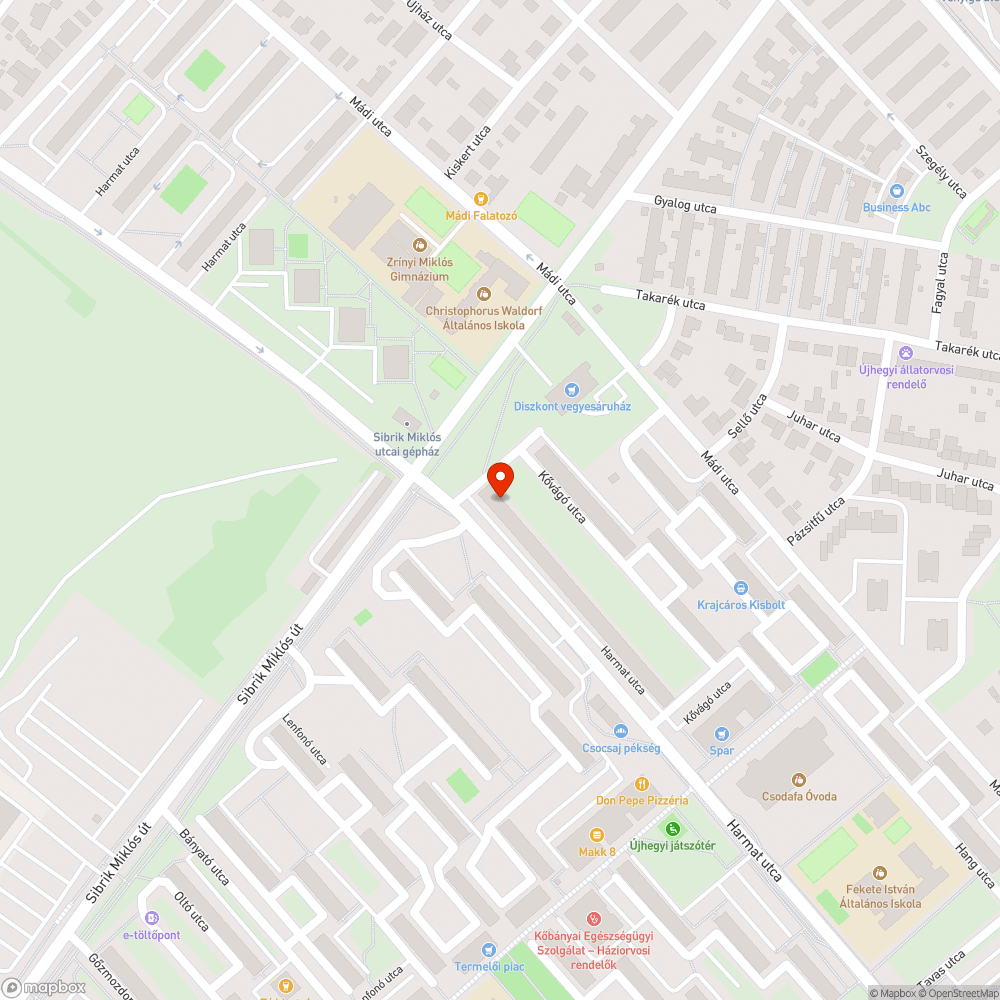 Kint hagyott oszlopok bejelentés helye