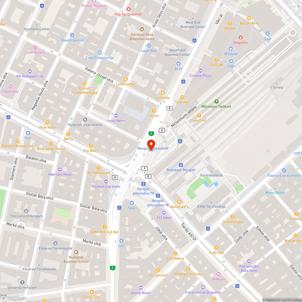 Graffitik bejelentés helye