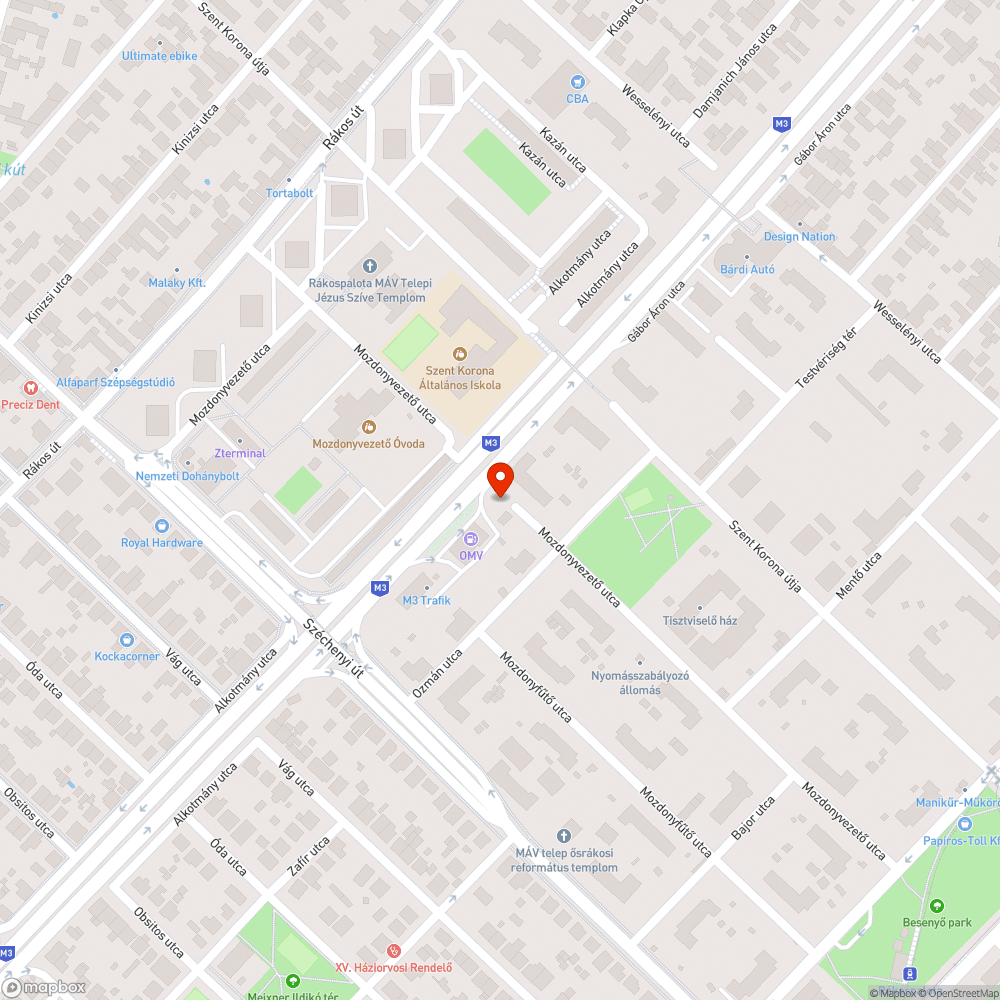 Kidőlt zajvédő kapu bejelentés helye