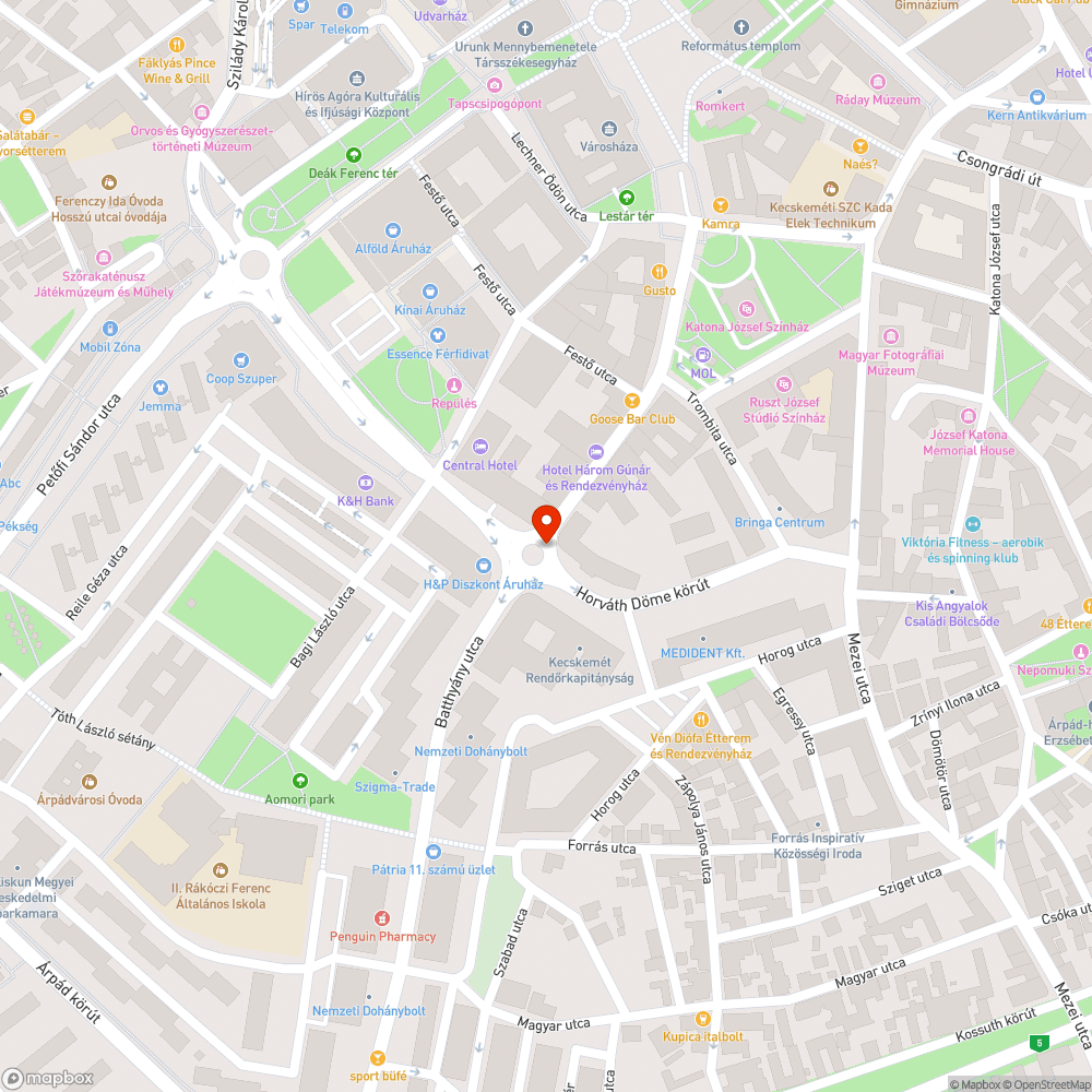 Megsüllyedt és kátyús útburkolat a Batthyány utcán bejelentés helye