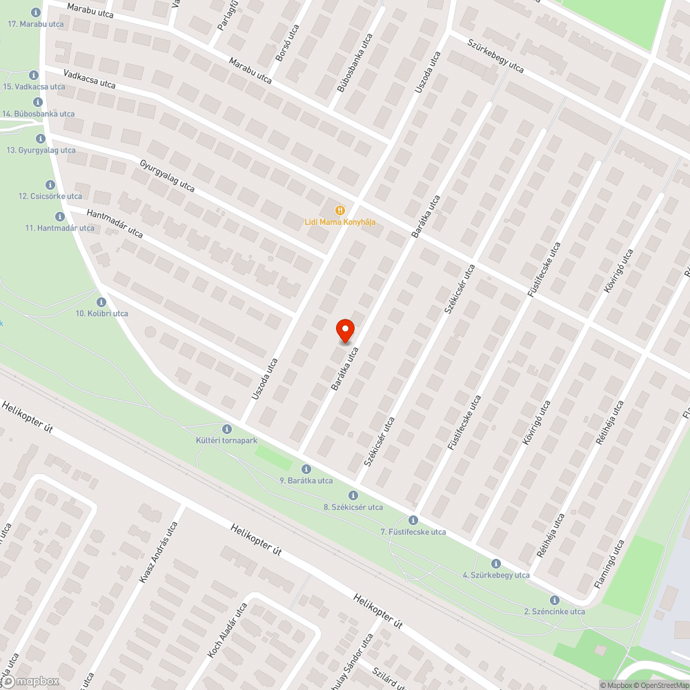 Elhagyott járművek, XVII. kerület bejelentés helye