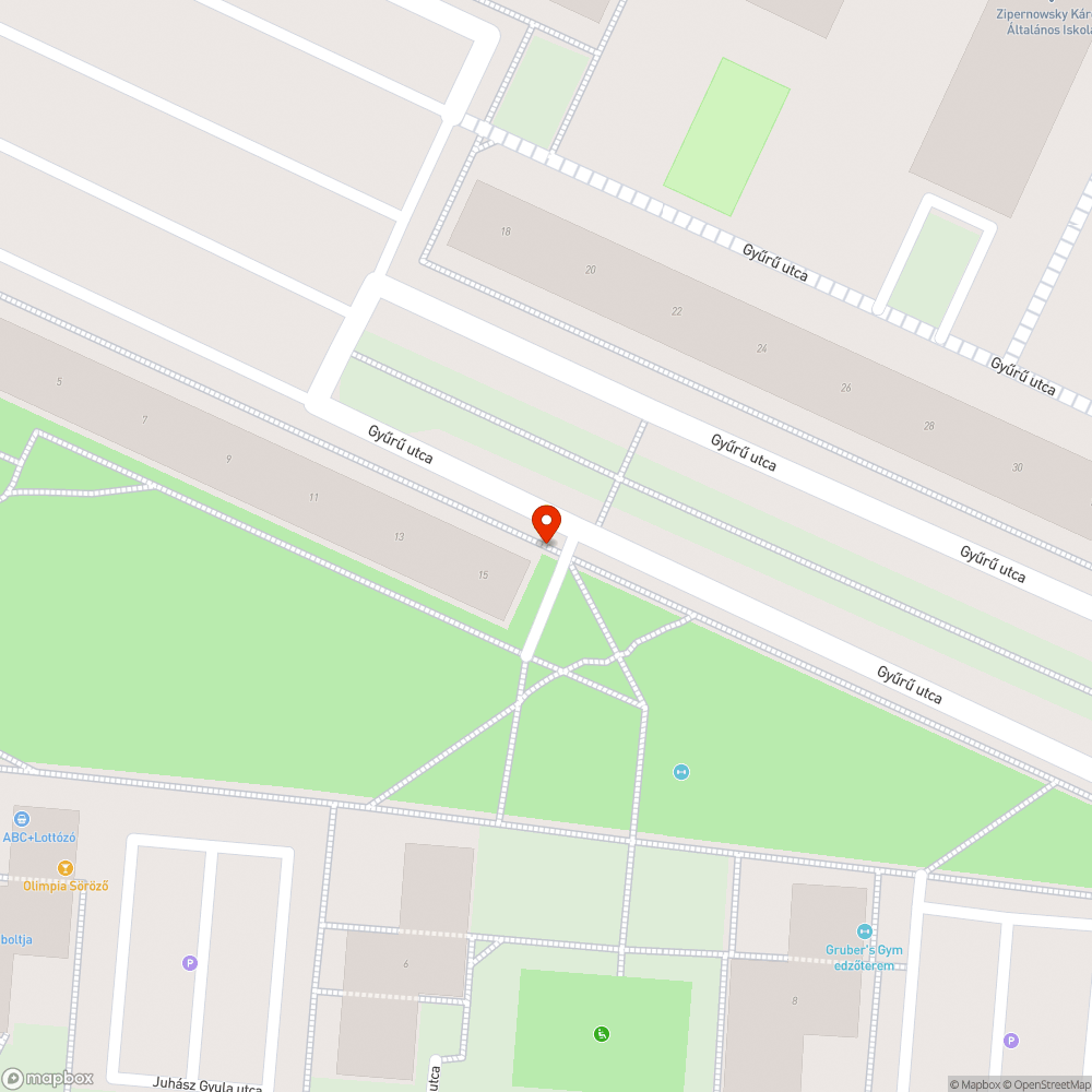 Leszakadt kuka bejelentés helye