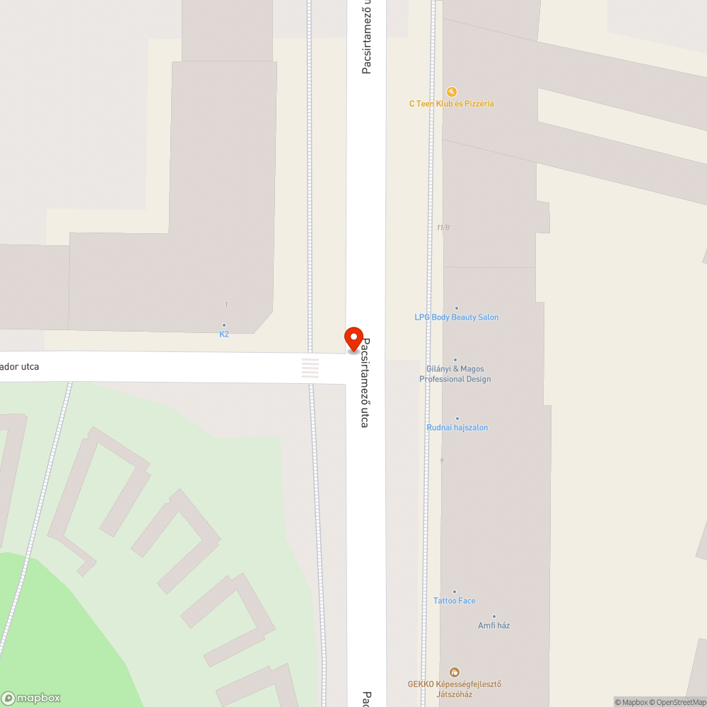 Rongált tábla bejelentés helye