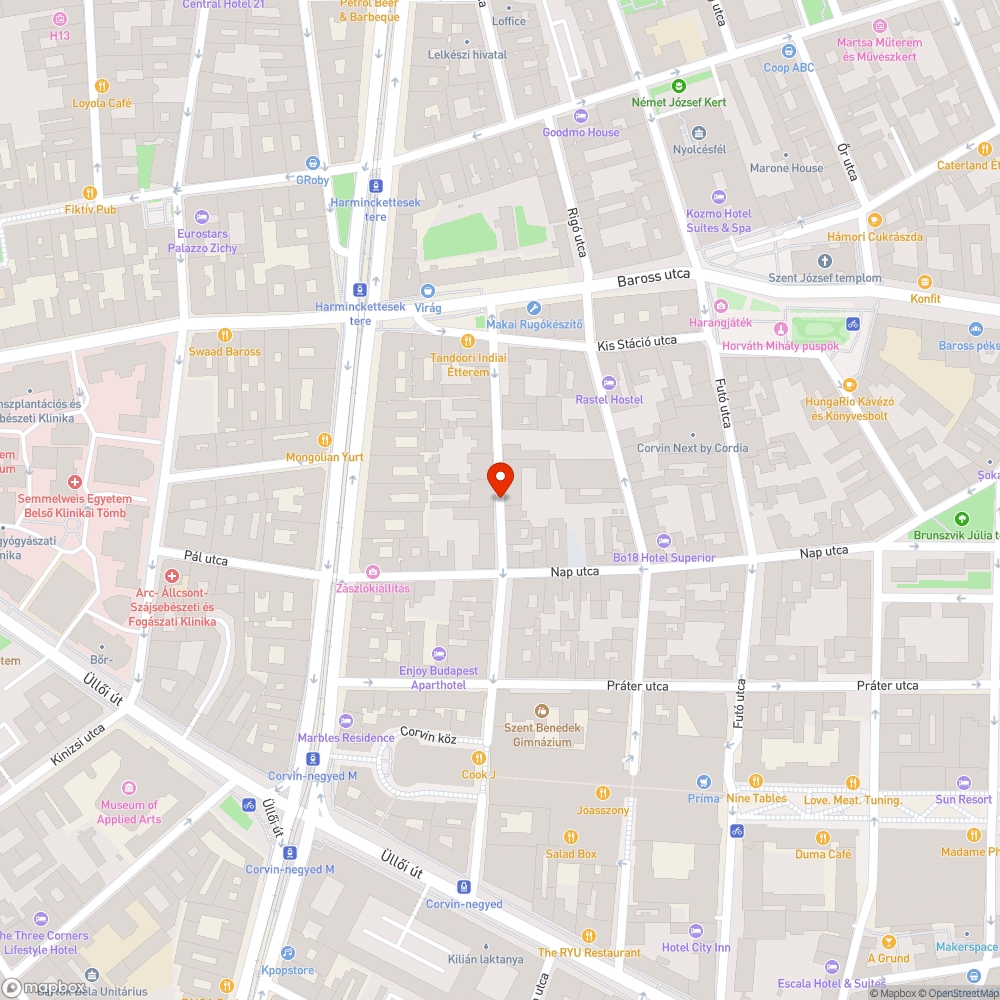 Hiányzó járdaburkolat bejelentés helye