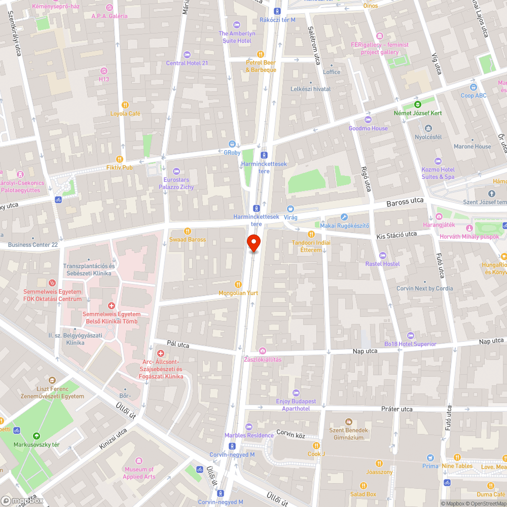 Hiányos járdaburkolat bejelentés helye