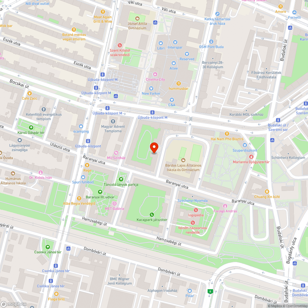 Kátyú bejelentés helye