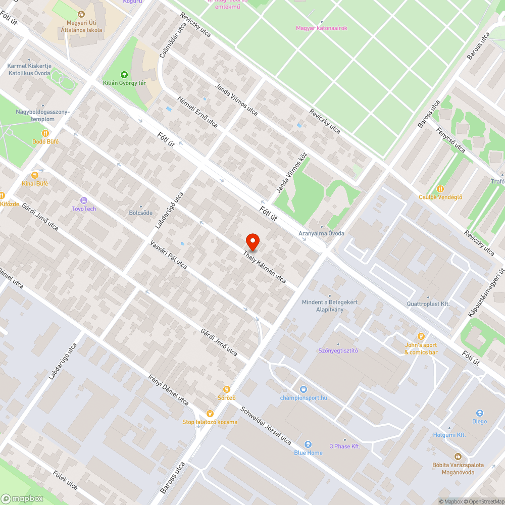 Régi Telekom fedél bejelentés helye