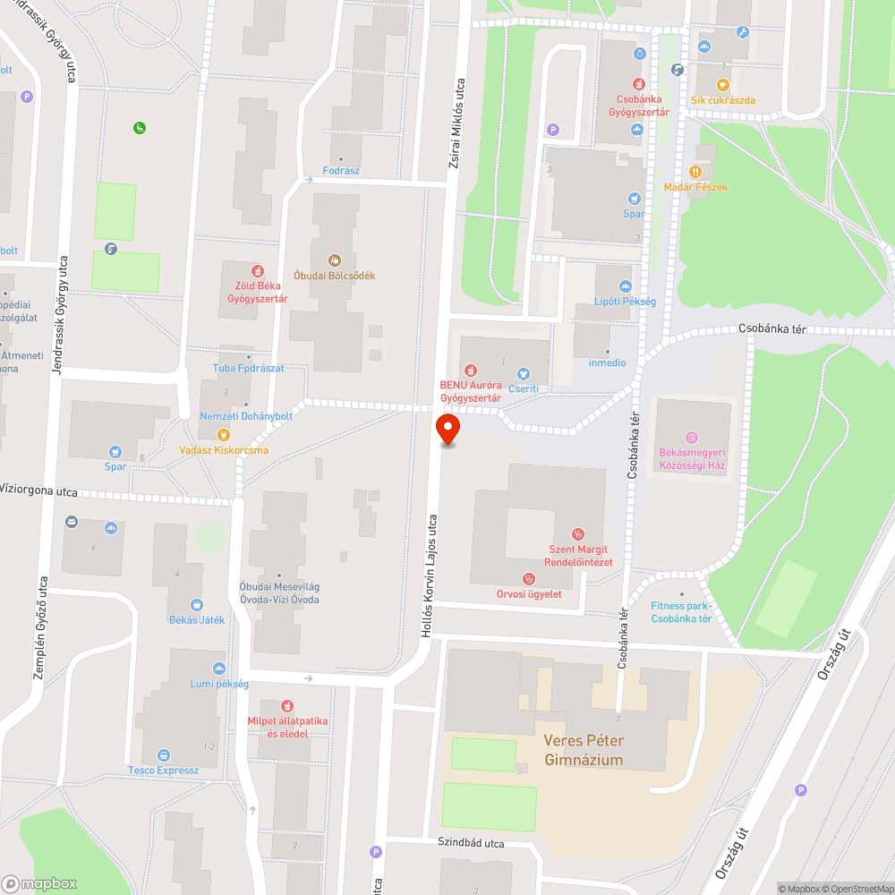 Graffiti bejelentés helye