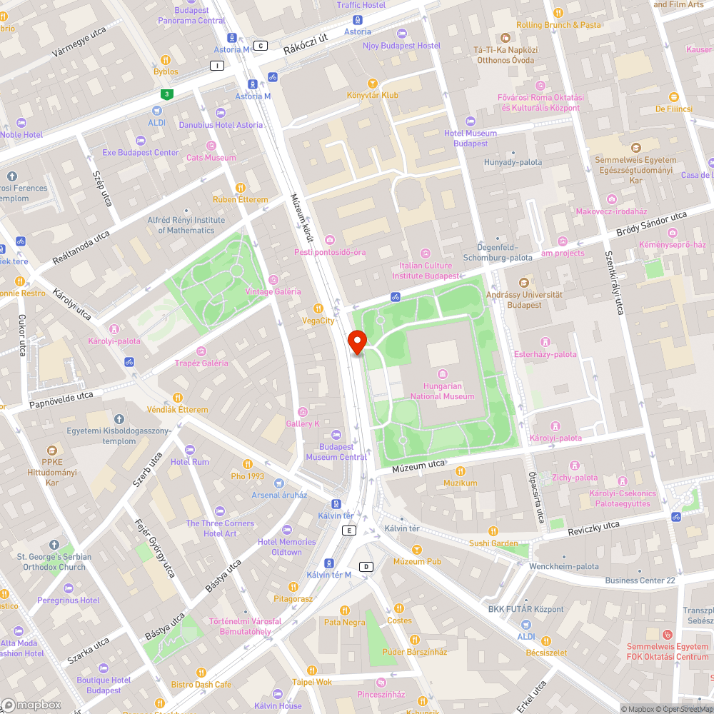 Veszélyben a fa a Nemzeti Múzeum előtt bejelentés helye