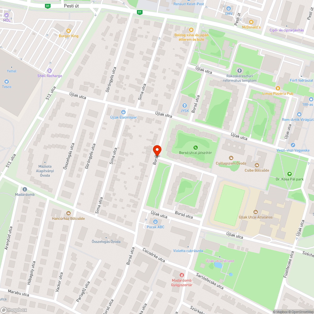 Nagy kamion bejelentés helye