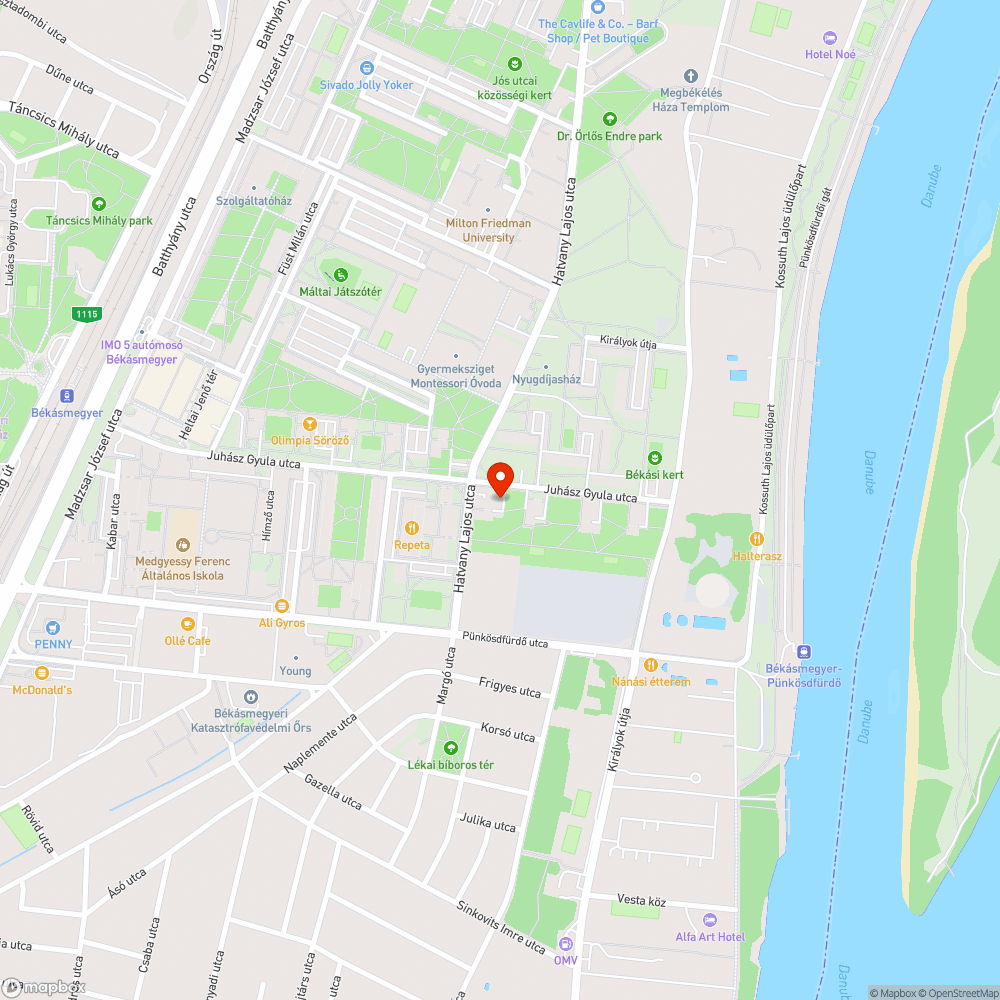 Szemétlerakó bejelentés helye