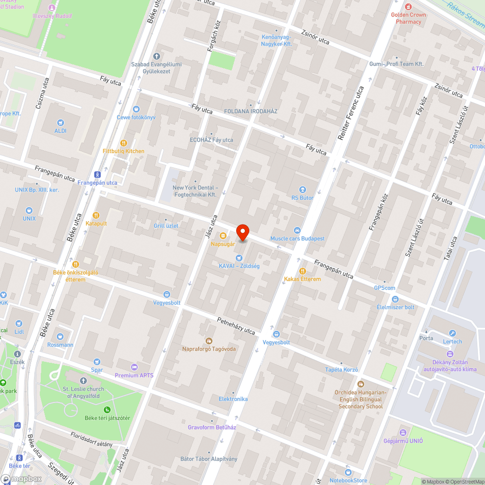 Veszélyes fal a járda mellett bejelentés helye