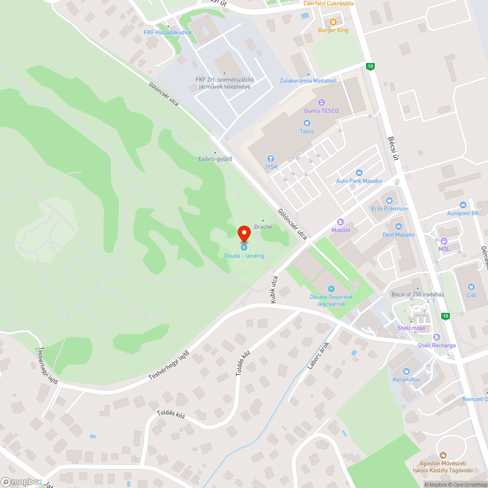 Illegális lerakat bejelentés helye