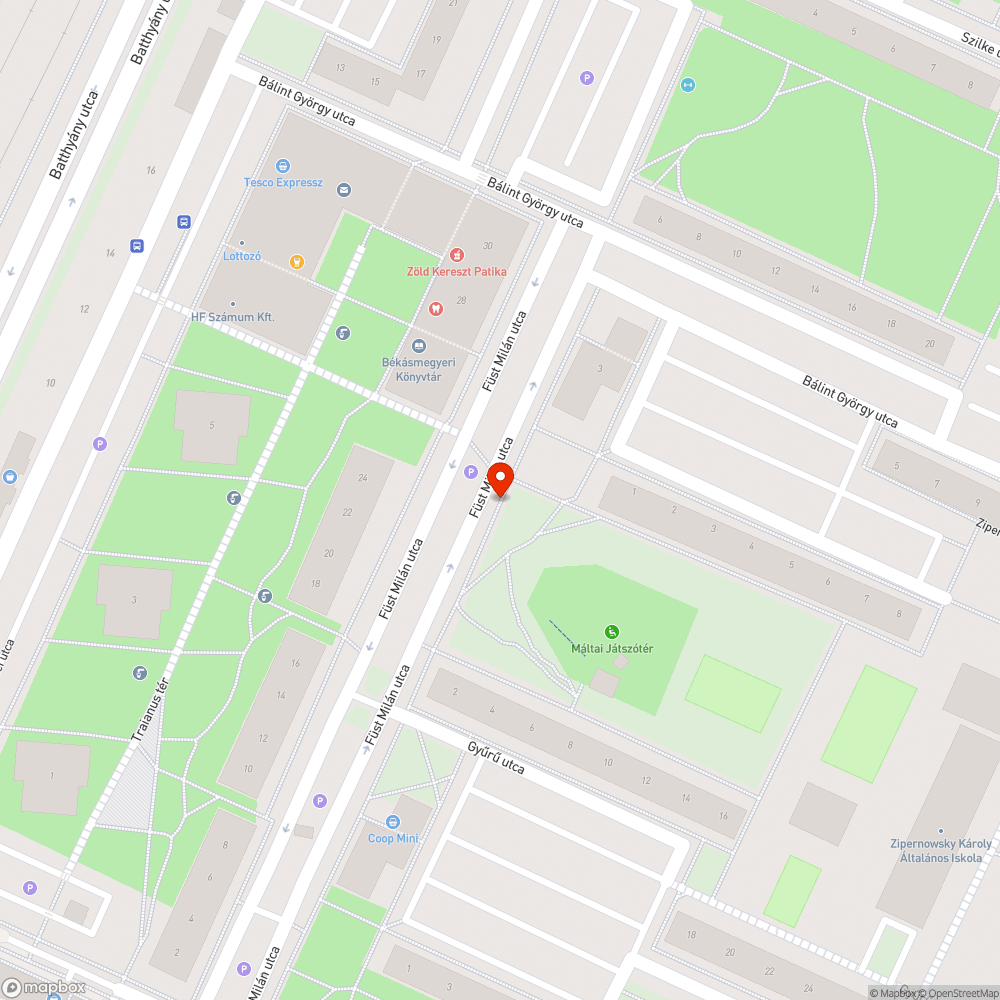 Tönkrement pad, graffiti, hiányzó léc bejelentés helye