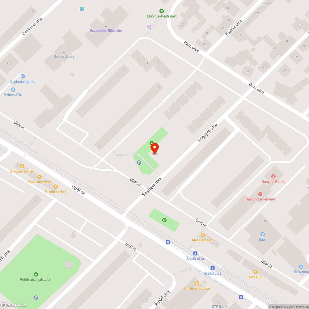 Játszótéren kiálló vasrudak bejelentés helye