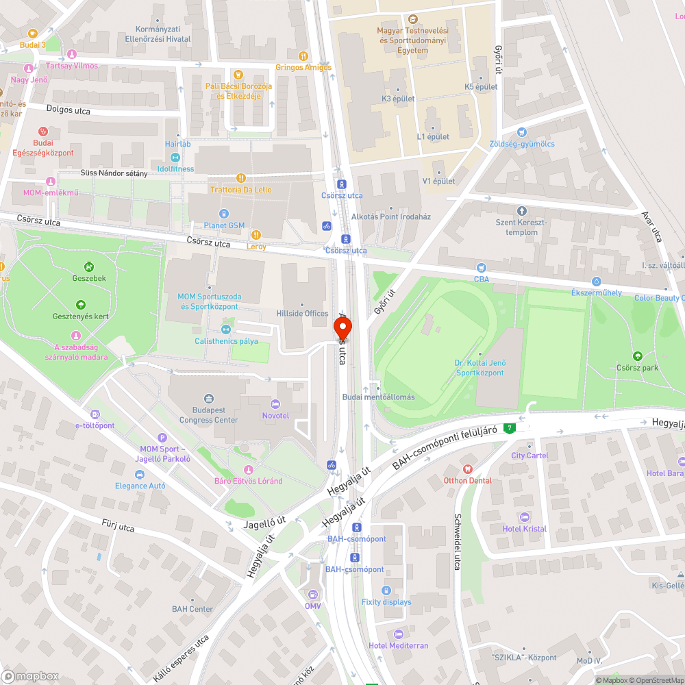 Rongált tábla bejelentés helye