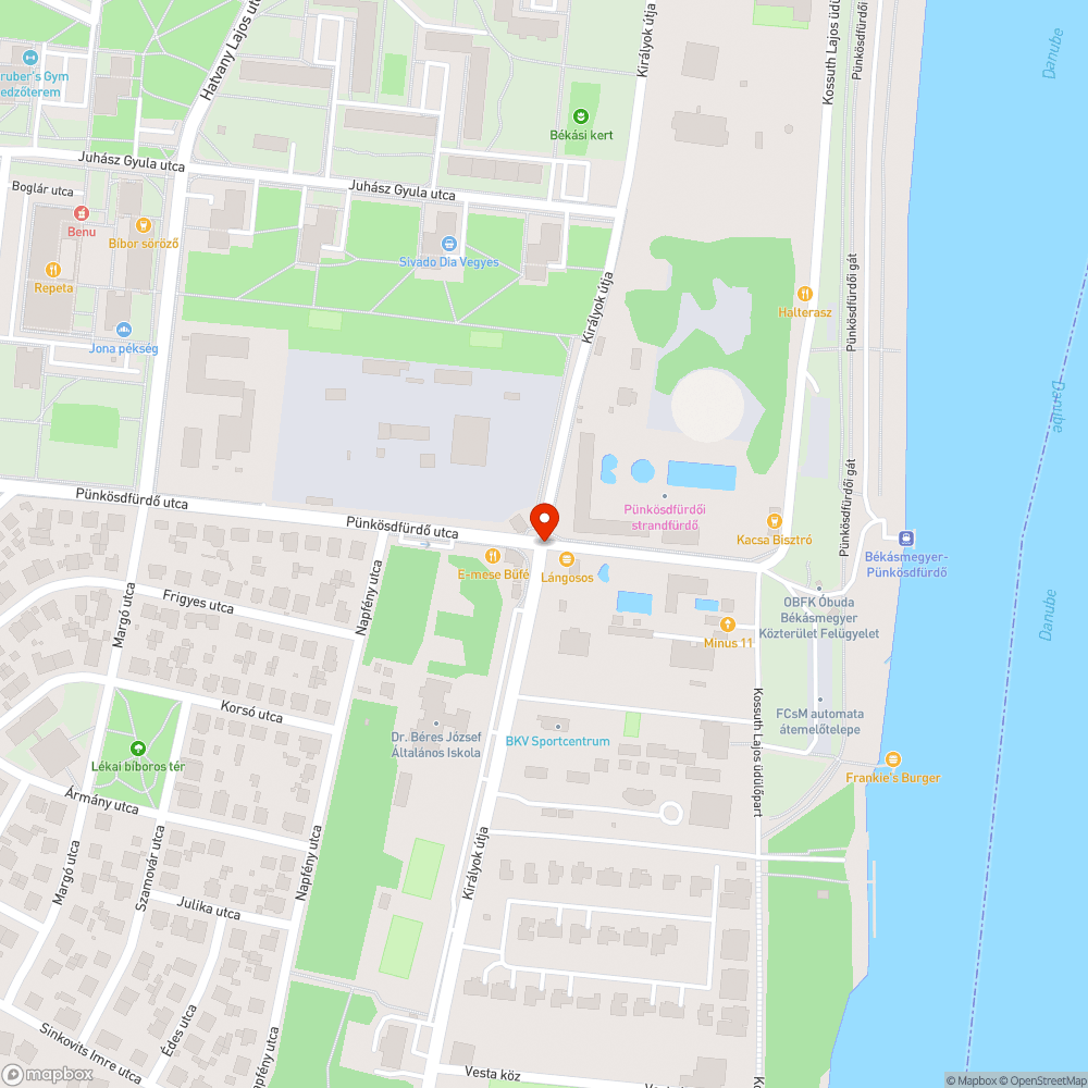 Óriási kátyú bejelentés helye