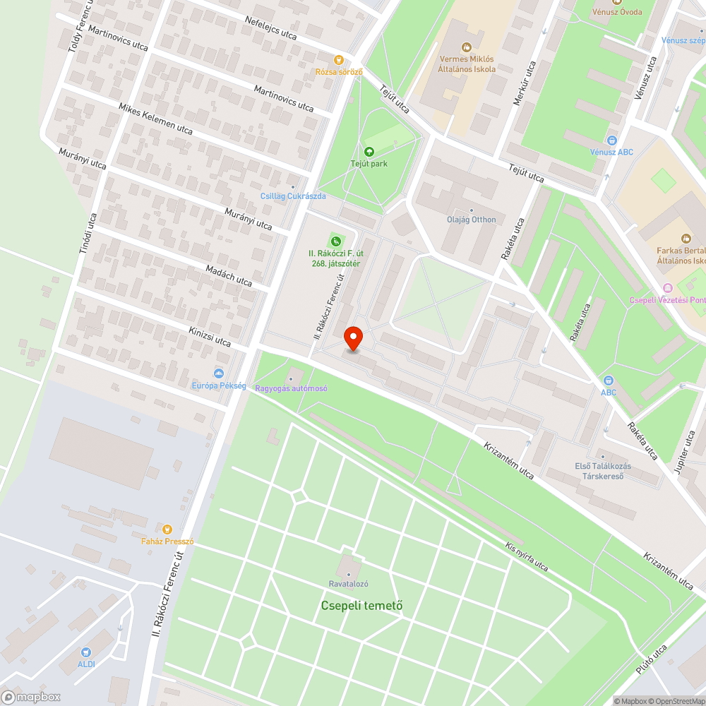 Nem megközelíthető parkoló bejelentés helye