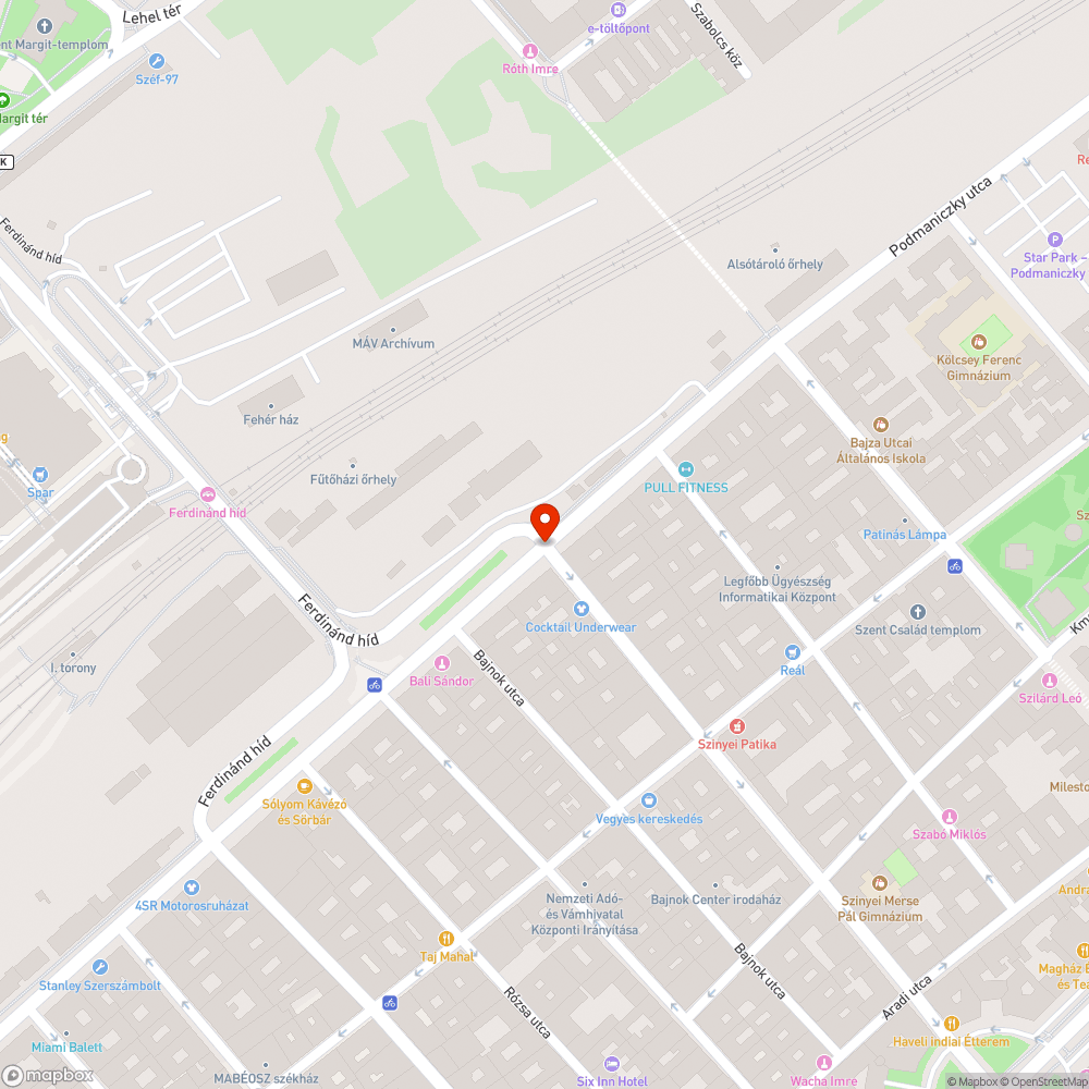 Életveszélyes átkelés bejelentés helye