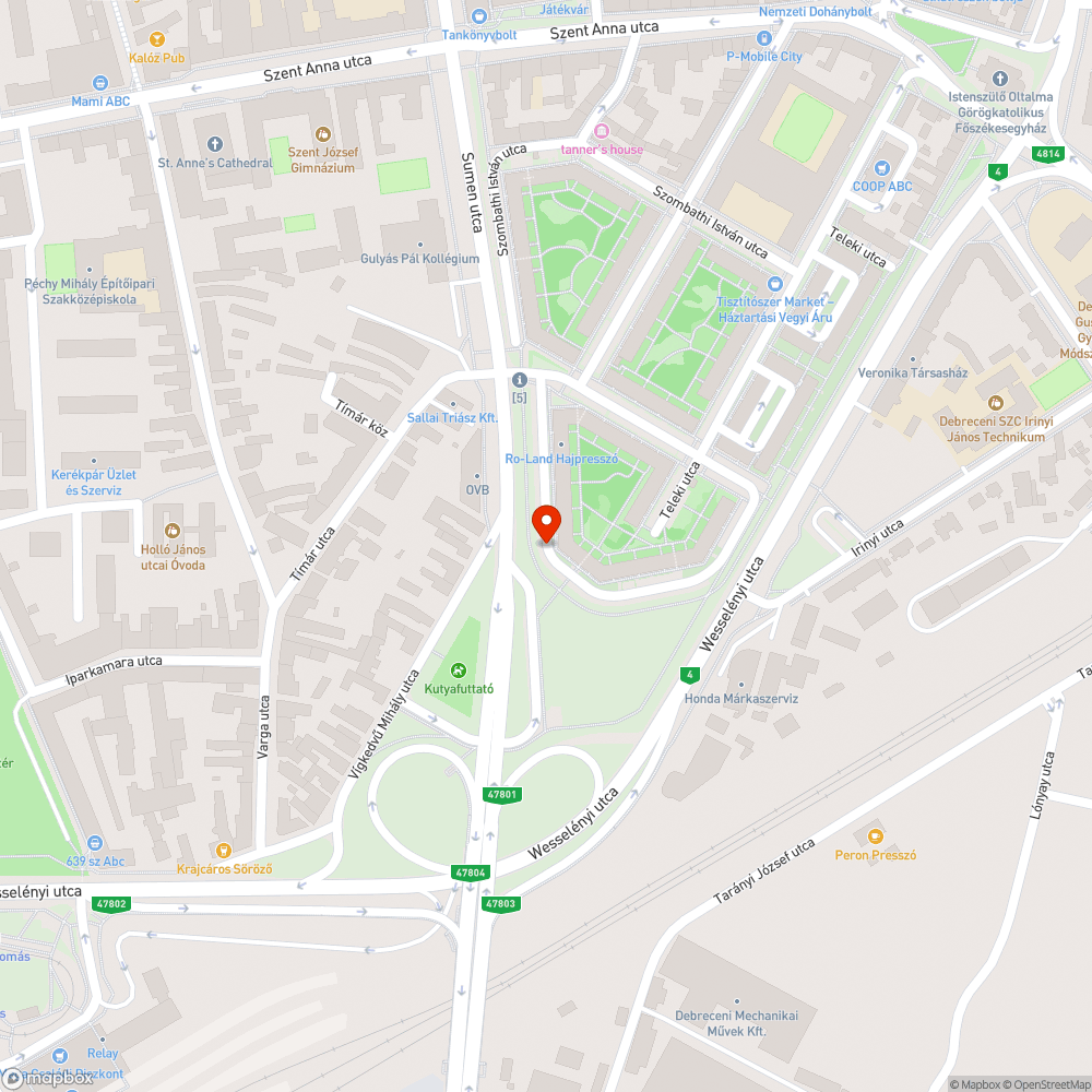 Homokkerti felüljáró szemét lerakat bejelentés helye