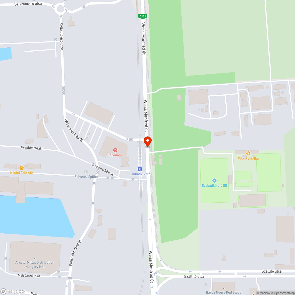 Összegányolt szegély kerékpárúton bejelentés helye