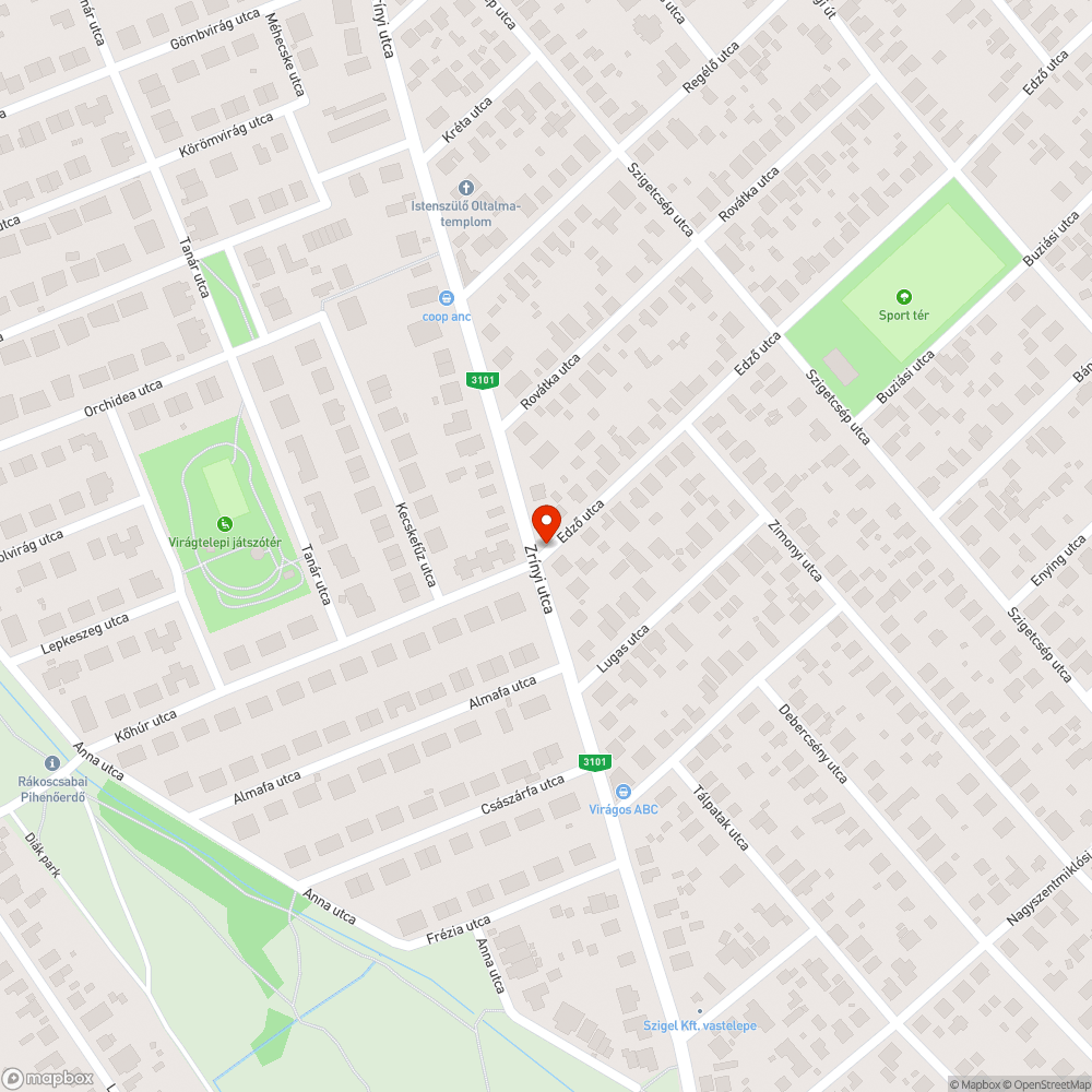 Utcanév bejelentés helye