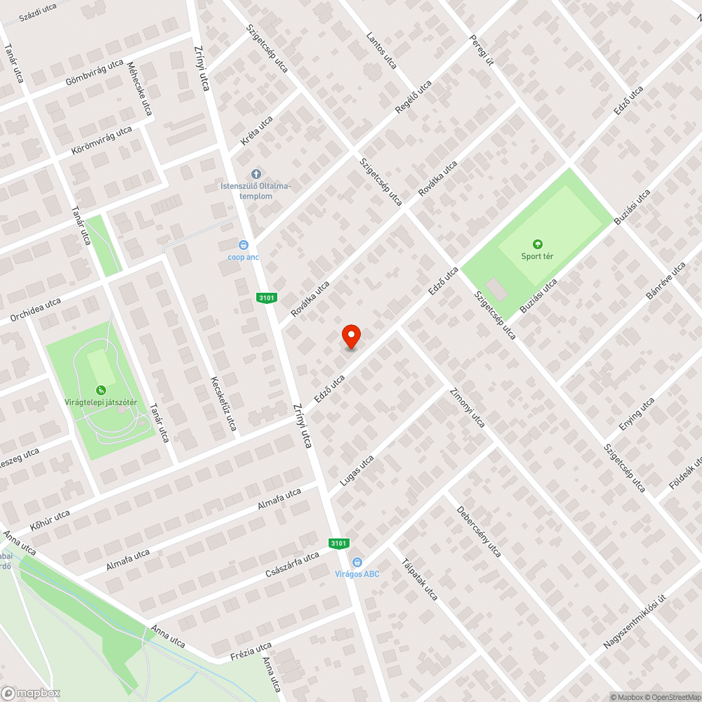 Törött bejelentés helye