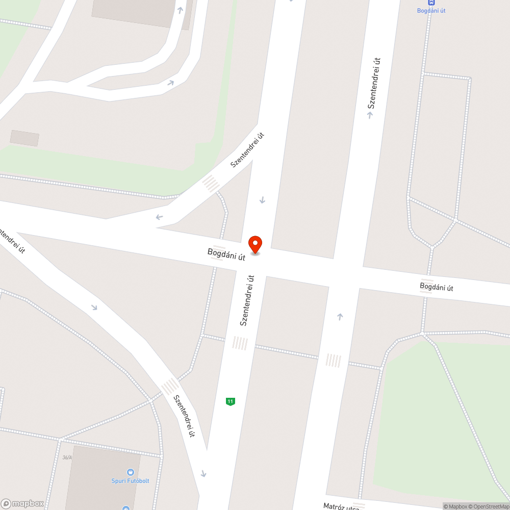 Hullámos útszakasz bejelentés helye