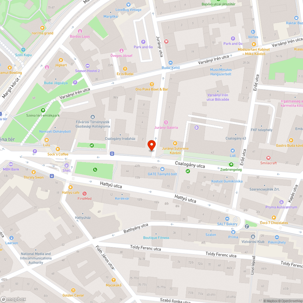 Leszakadt tábla a kerékpártartón bejelentés helye