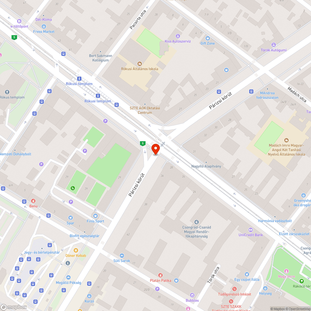 Törött tetejű szemetes - Rendőr-főkapitányság bejelentés helye