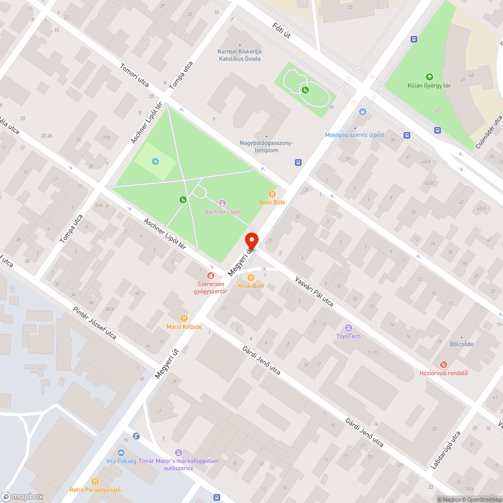 Kiszáradt fák bejelentés helye