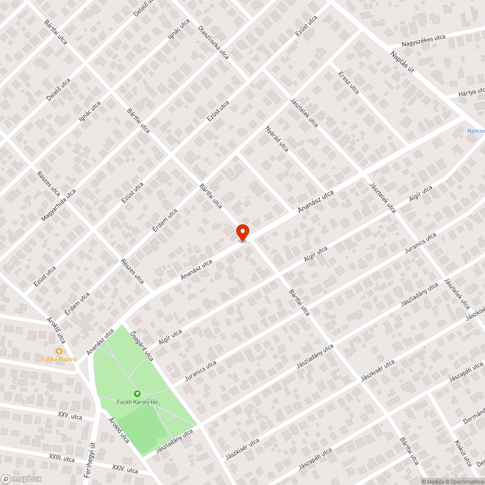 Buszmegálló bejelentés helye