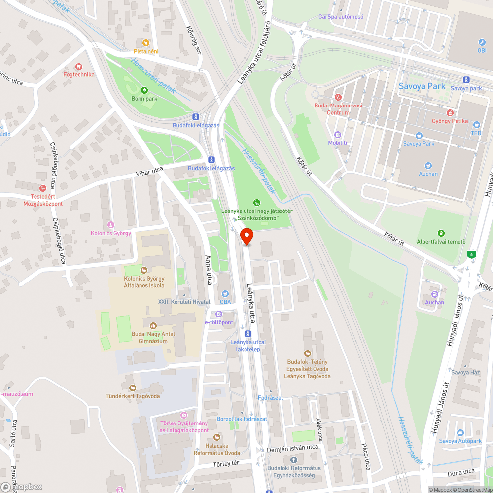 félbevágott rozsdás oszlop Budafokon Leányka utca  - BKV bejelentés helye