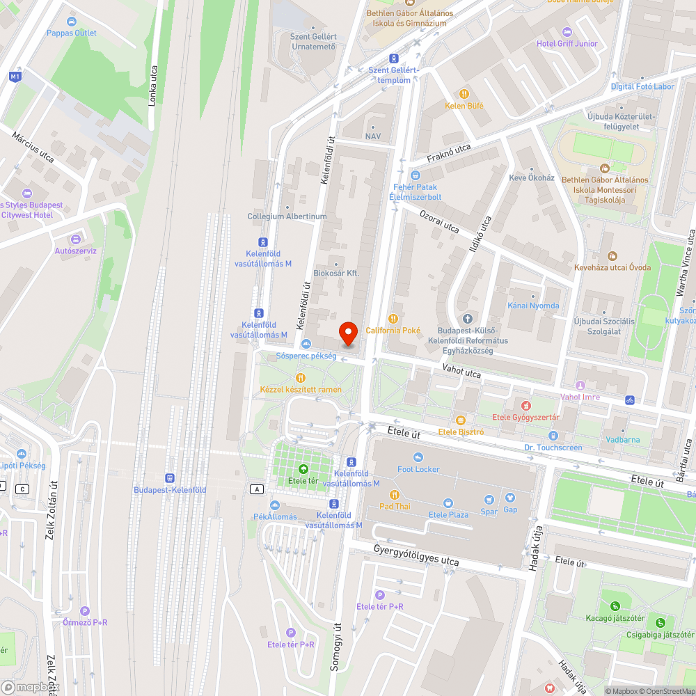 Elhagyott robogó Kelenföldön bejelentés helye