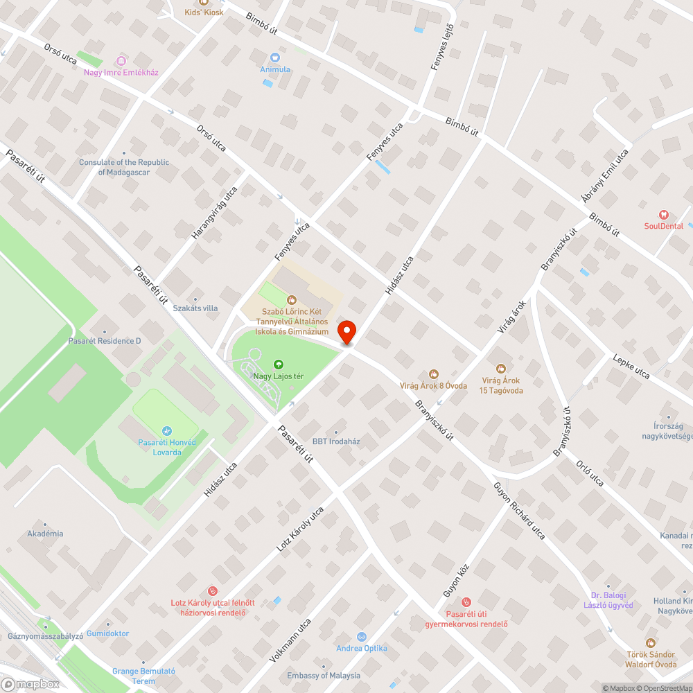 Branyiszkó - Hidász utca parkoló autói. bejelentés helye