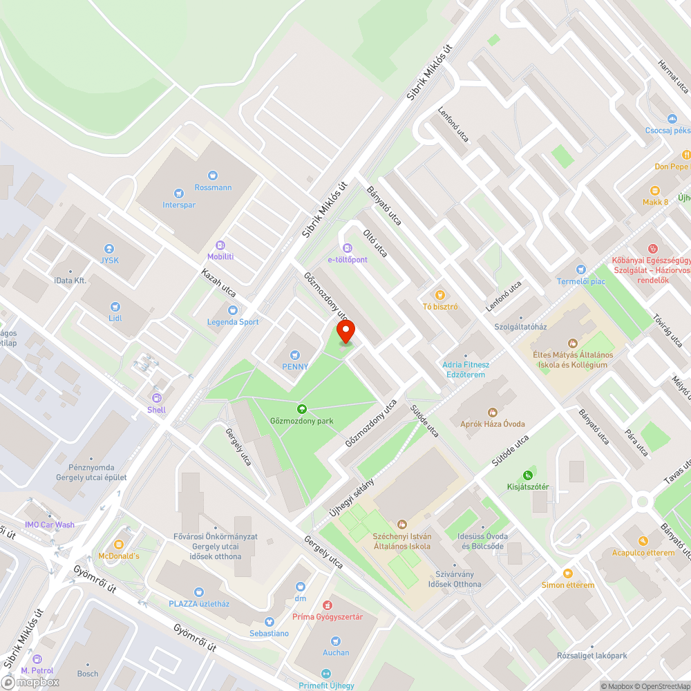 Karácsonyfa bejelentés helye