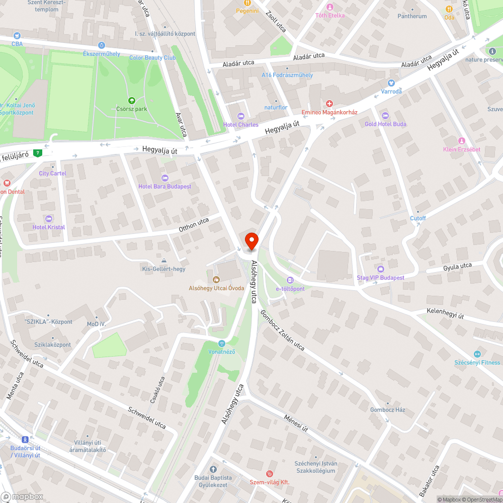 Veszélyes fa bejelentés helye