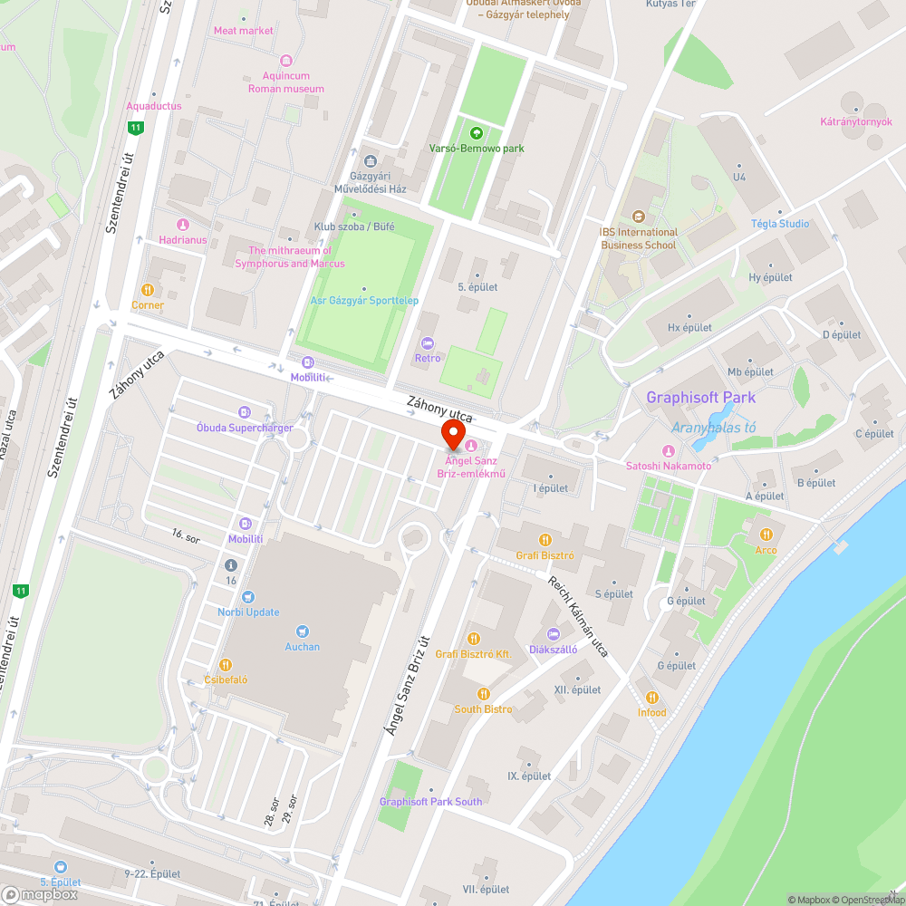 Elhagyott jármű bejelentés helye