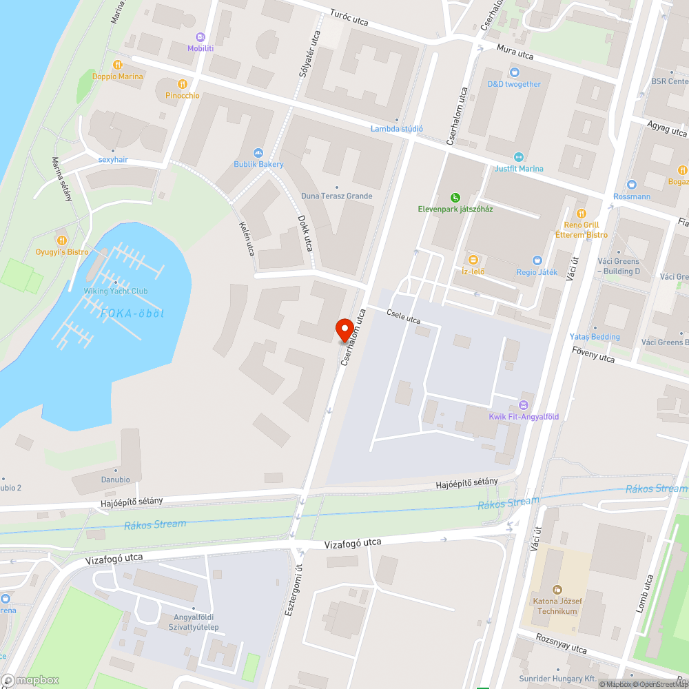 Életveszélyes kátyú bejelentés helye