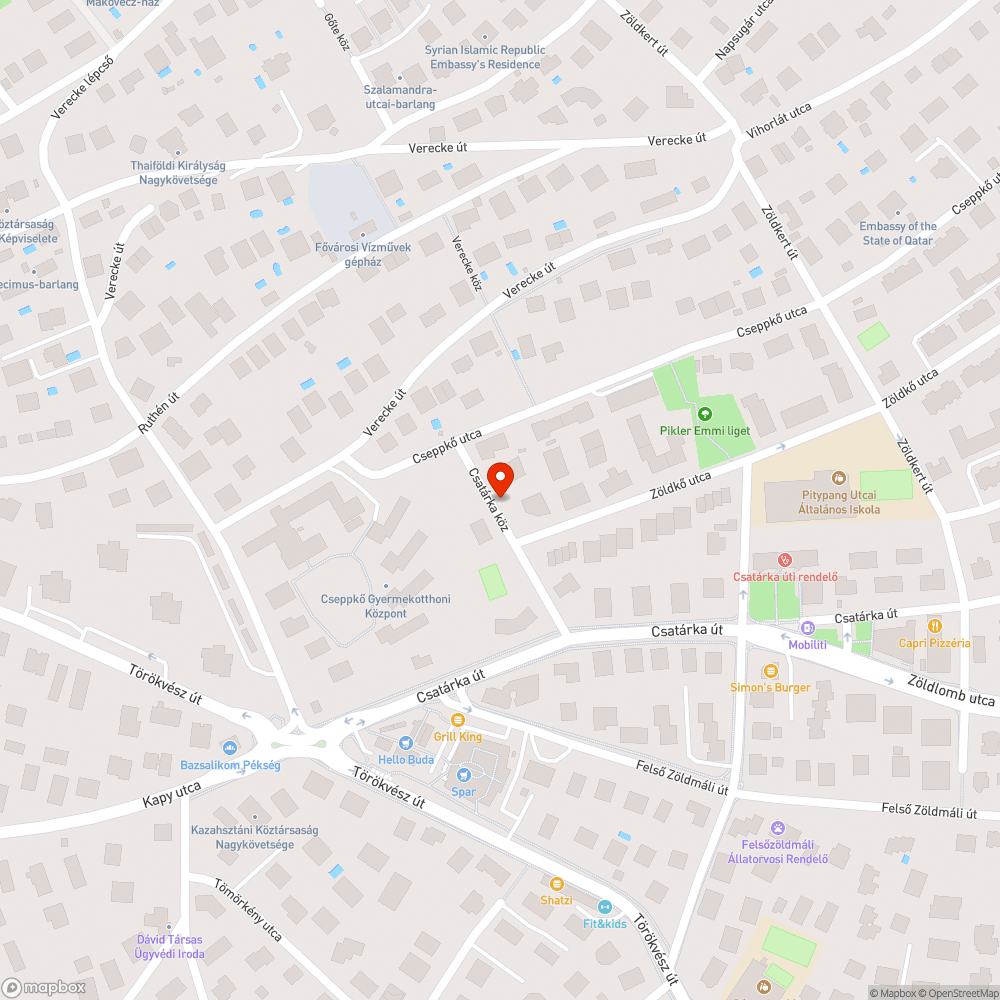 Nehezen járható járda bejelentés helye