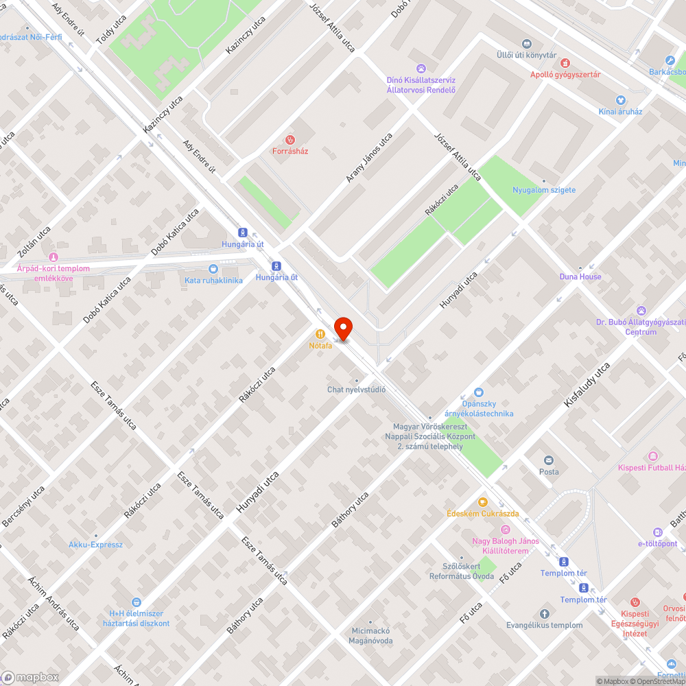 Tövisek fejmagasságban bejelentés helye