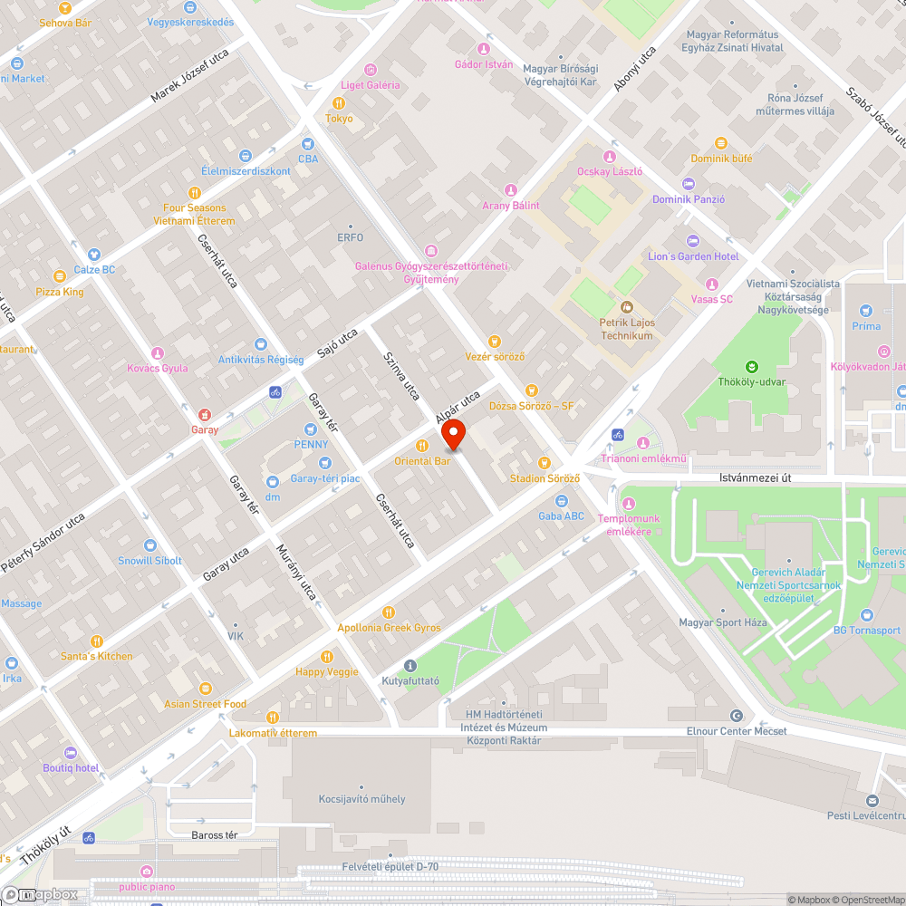 Felesleges kövek bejelentés helye