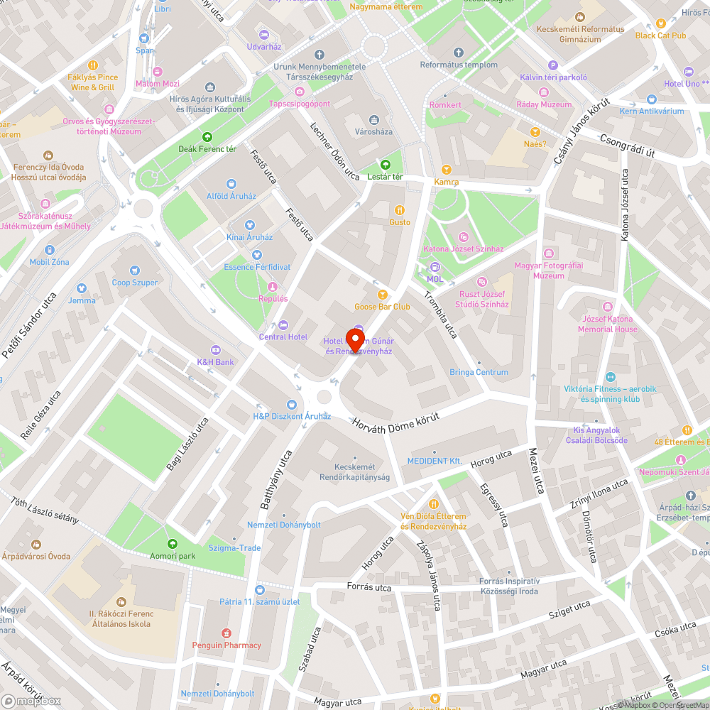 Üres fahely bejelentés helye