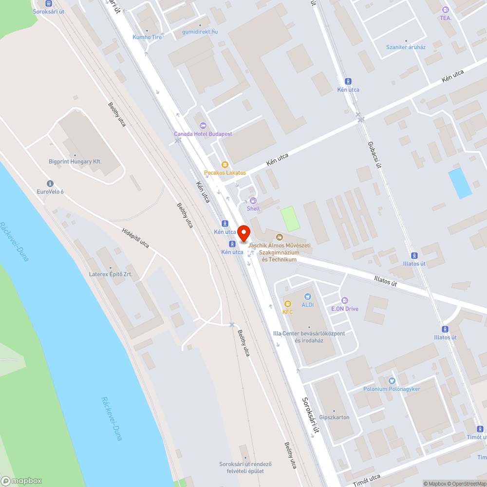 Hiányzó fényterelő bejelentés helye