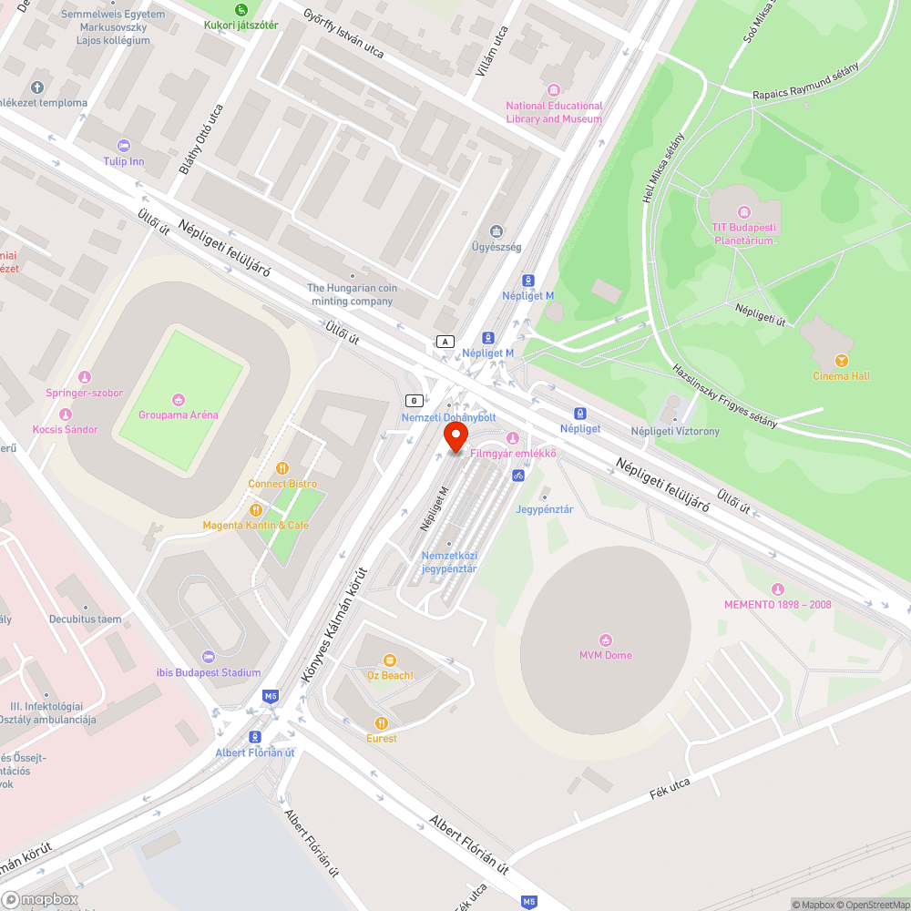 üres tartó bejelentés helye