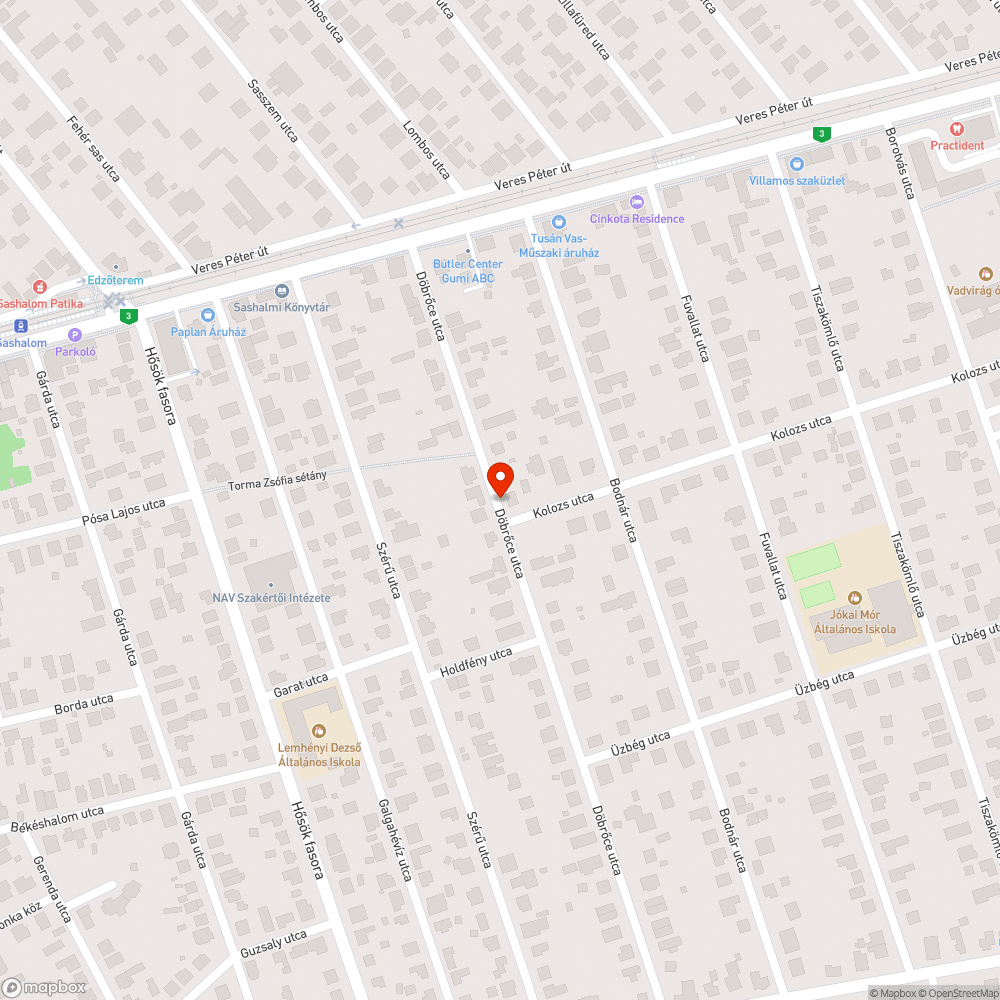 Hiányzó kerékpáros útbaigazító táblák bejelentés helye